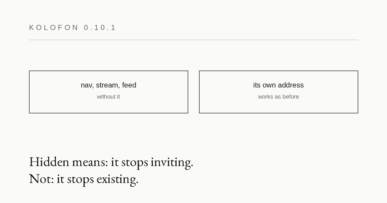 0.10.1 — a hidden series