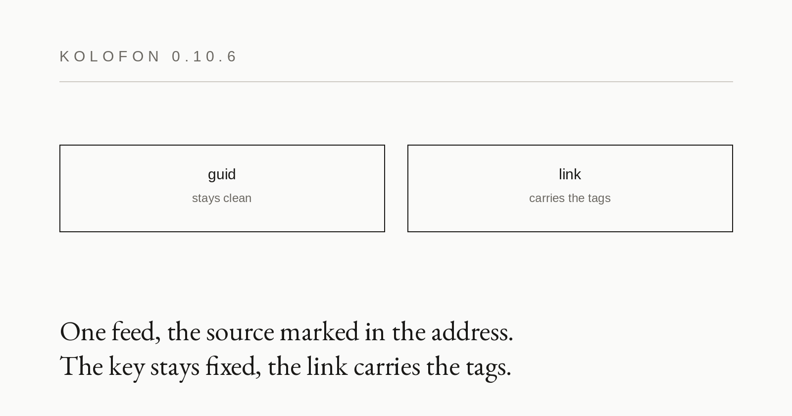 0.10.6 — marking the source